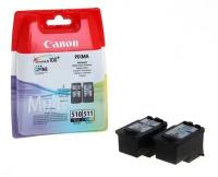 ABC Комплект картриджей Canon PG-510/CL-511 Multi Pack для PIXMA iP2700/2702, MP240/250/252/260/270/272/280/282/480/490/492/495/499, MX320/330/340/350