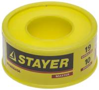 STAYER 0.075 мм х 19 мм х 10 м, 0.40 г/см3, ФУМ лента (12360-19-040)