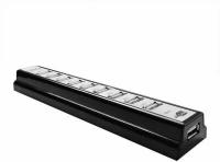 Хаб USB CBR CH310 USB 10-ports Black