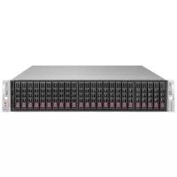 Сервер Supermicro SuperStorage 2029P-ACR24H без процессора/без ОЗУ/без накопителей/количество отсеков 3.5" hot swap: 24/1200 Вт/LAN 10 Гбит/c