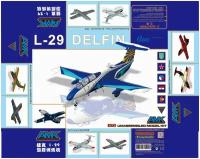 Сборная модель самолета Л-29 Дельфин (L-29 Delfin) 86001 AMK 1:72