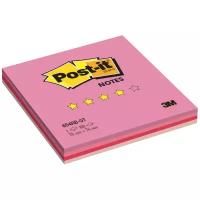 Стикеры Post-it 654-RB 76х76 Клубничн. радуга,1