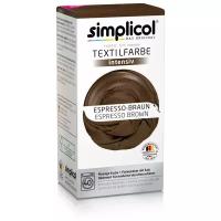 Краска Simplicol Intensiv для окраш. одежды и тканей, коричневая, краска 150г, фиксатор 400гр