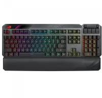 Клавиатура ROG Claymore II Keyboard Wireless (2.4G/USB) ROG RX RED Optical-Mech 462x155x39mm 1156g (047209) (90MP01W0-BKRA00)