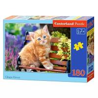 Пазл Castorland Puzzle Рыжий котенок 180 деталей 32х23см B-018178 7+