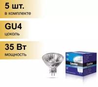 (5 шт.) Галогенная лампочка Camelion MR11 GU4 12V 35W