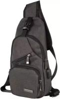 Однолямочный рюкзак Polar П0140 Черный