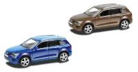 Машинка металлическая Uni-Fortune RMZ City 1:43 Volkswagen Touareg, без механизмов, 2 цвета (синий коричневый) 444014BR