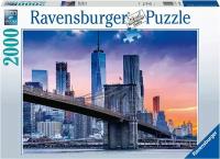 Ravensburger. Пазл карт. 2000 "Горизонт Нью-Йорка"