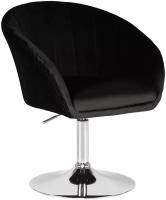 Барный стул барное кресло Bowl Велюр черный