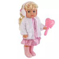 Интерактивная кукла Карапуз Полина, 35 см, в ассортименте, POLI-25-A-RU