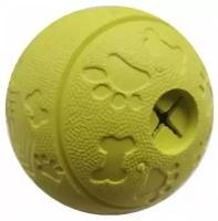 Игрушка для собак Homepet мяч с отверстиями для лакомств SNACK Ф 8 см