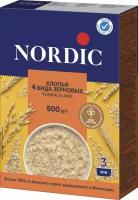 Хлопья Nordic 4 вида зерновых 500 г