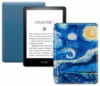 Электронная книга Amazon Kindle PaperWhite 2021 16Gb Ad-Supported Denim с обложкой ReaderONE PaperWhite 2021 Van Gogh