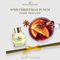 AROMA REPUBLIC Ароматический диффузор в стеклянном флаконе 30 мл,"№69 Christmas punch"