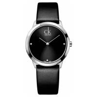 Ультратонкие наручные часы Calvin Klein K3M221CS с бриллиантами