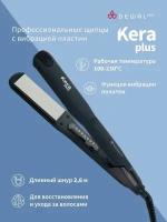 Щипцы для выпрямления волос DEWAL PRO 03-801 40 Вт KERA PLUS (черный)