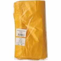Пакет-майка Комус ПНД желтый 18 мкм (30+14x57 см, 100 шт)