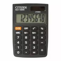 Калькулятор карманный CITIZEN SLD-100NR (90х60 мм), 8 разрядов, двойное питание