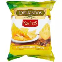 Чипсы Delicados Nachos кукурузные с нежнейшим сыром