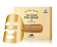 BanoBagi Vita Cocktail Age Foil Mask - Маска фольгированная омолаживающая, 5шт