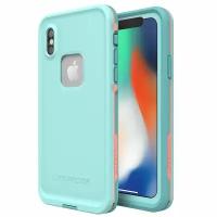 Чехол для iPhone X, XS LifeProof FRE водонепроницаемый ударопрочный голубой