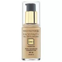 Макс Фактор / Max Factor - Тональная основа 3в1 Facefinity All Day Flawless тон 75 Golden 30 мл