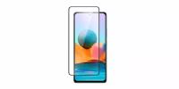 Защитное стекло 3D Glass Pro для Xiaomi Redmi Note 11 4G / 11S 4G / Poco M4 Pro 4G полный клей ( черная рамка)