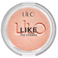 LiLo Румяна для лица LIKE MY CHEEKS компактные тон 503 Чайная роза 3,2 г