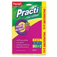 Салфетка хозяйственная Paclan Practi (32x32см) микрофибра, 2шт. (410270)