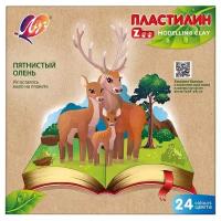 Пластилин 24цв 360г Луч ZOO 5077646