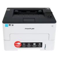 Принтер монохромный Pantum P3010DW А4, 30 стр/мин, 1200 X 1200 dpi, 128Мб RAM, дуплекс, лоток 250 л, USB/WiFi, серый, стартовый комплект