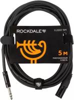 Микрофонный кабель XLR x jack ROCKDALE XJ001-5M (5 метров)