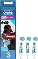 Набор насадок Oral-B Stages Kids EB10S Star Wars для электрической щетки, белый, 3 шт