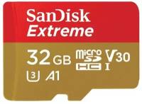 Карта памяти SanDisk Extreme 32GB micro SDHC UHS-I U3 A1 V30 4KUHD