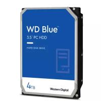 Жесткий диск/ HDD WD SATA3 4TB Blue 5400 RPM 256Mb 1 year warranty (replacement WD40EZAZ,WD40EZRZ)