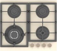 Газовая варочная панель Zigmund & Shtain M 26.6 I, 45 см, бежевая