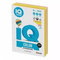 Бумага цветная Mondi IQ Color Neon Mixed Packs А4, 80г/м2, 200л. (4 неоновых цвета)