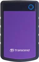 Внешний HDD диск Transcend StoreJet 25H3 4TB USB 3.1, пурпурный