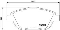 Колодки Тормозные Дисковые Передние Citroen (Df-Psa) C3-Xr 12/14-> / Citroen C3 Aircross Ii (2R, 2C) 06/17-> / Citroen C3 I (