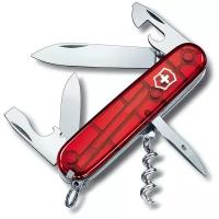 Нож перочинный Victorinox Spartan (1.3603.T) 91мм 13 функций красный прозрачный