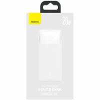 Внешний аккумулятор Baseus Bipow Digital Display Power Bank 10000mAh 20W (PPDML-L02) White