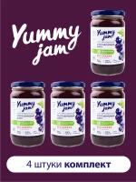 Низкокалорийный джем без сахара Yummy Jam смородиновый 4 шт