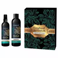 Подарочный набор женский Compliment Argan Oil & Ceramides (Шампунь для волос 250мл + Спрей для волос 200мл), №1243