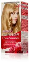 Garnier Стойкая крем-краска для волос "Color Sensation, Роскошь цвета" оттенок 8.0, Переливающийся светло-русый, 110 мл