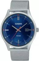 Наручные часы CASIO Collection, серебряный, синий