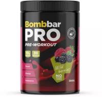 Bombbar Pro Pre-Workout Предтренировочный комплекс "Лесные ягоды", 300г