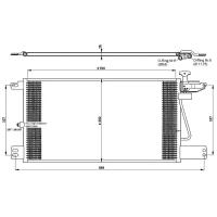 35790 NRF Радиатор кондиционера