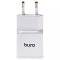 Сетевое зарядное устройство BURO TJ-248W, 2.4 А, USB, белый