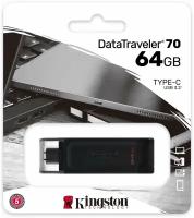 Флешка Kingston DataTraveler 70 64ГБ Black (DT70/64GB)